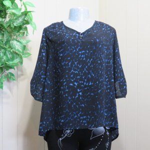 Mosaic  hi- low design Blouse